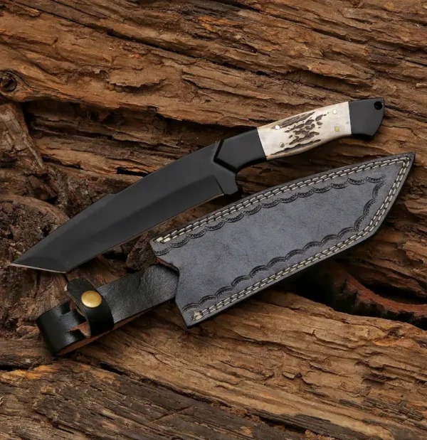 hunting knife with sheath